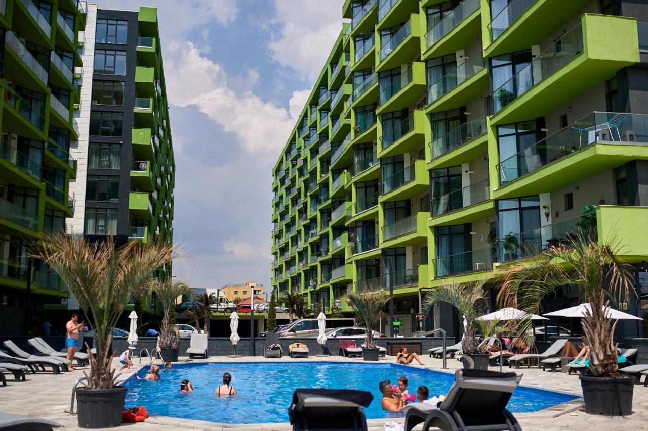 Sunrise Aparthotel Pool & Spa Mamaia Nord Năvodari المظهر الخارجي الصورة